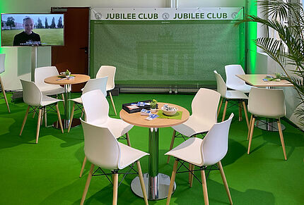 Jubilee Lounge auf der BMW BERLIN-MARATHON EXPO