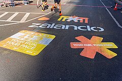 Zalando auf der GENERALI BERLINER HALBMARATHON Strecke - SCC EVENTS/Christian Lietzmann