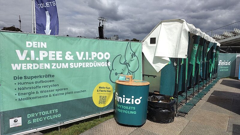 Eco-toilets made by Finizio.