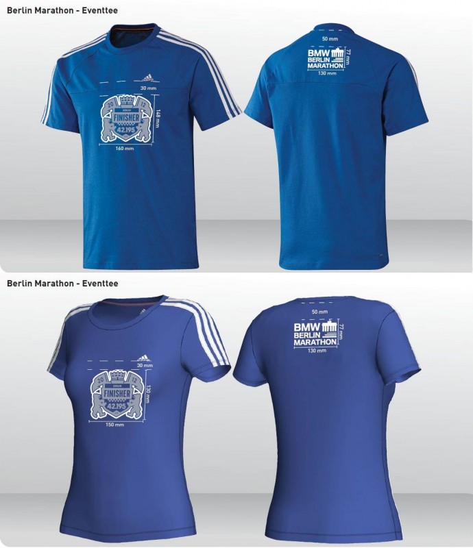 berlin marathon adidas finisher shirt